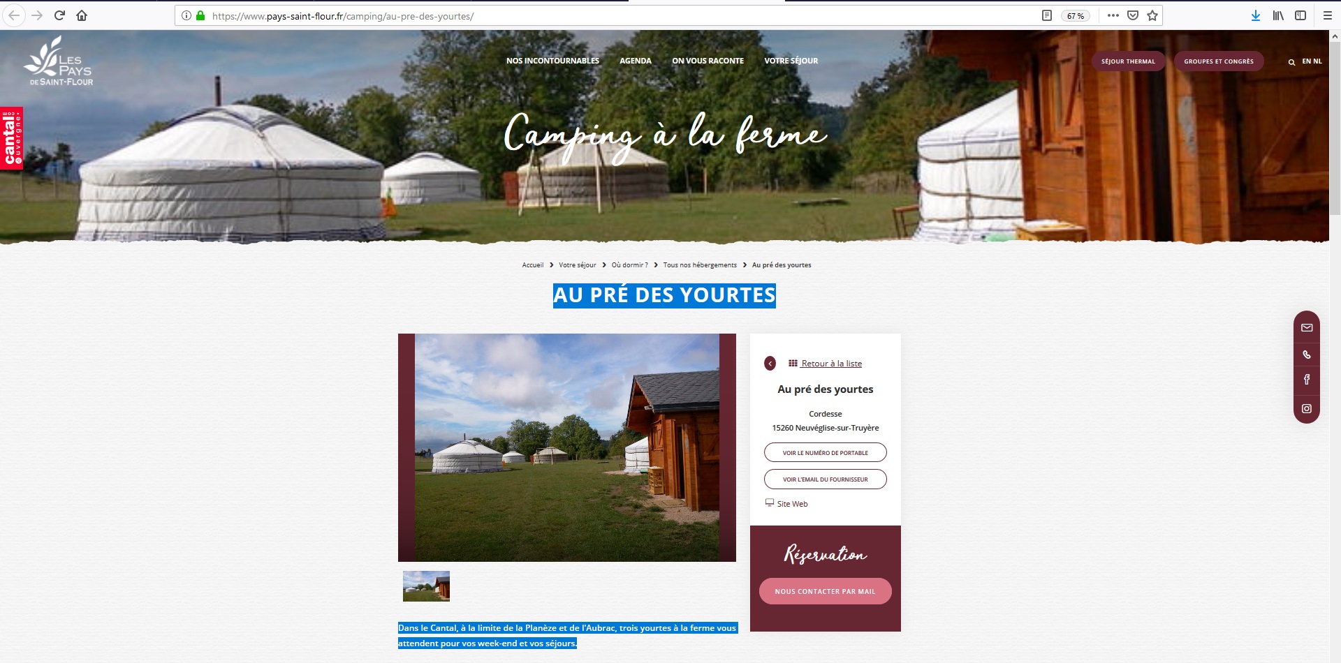 Camping à la ferme