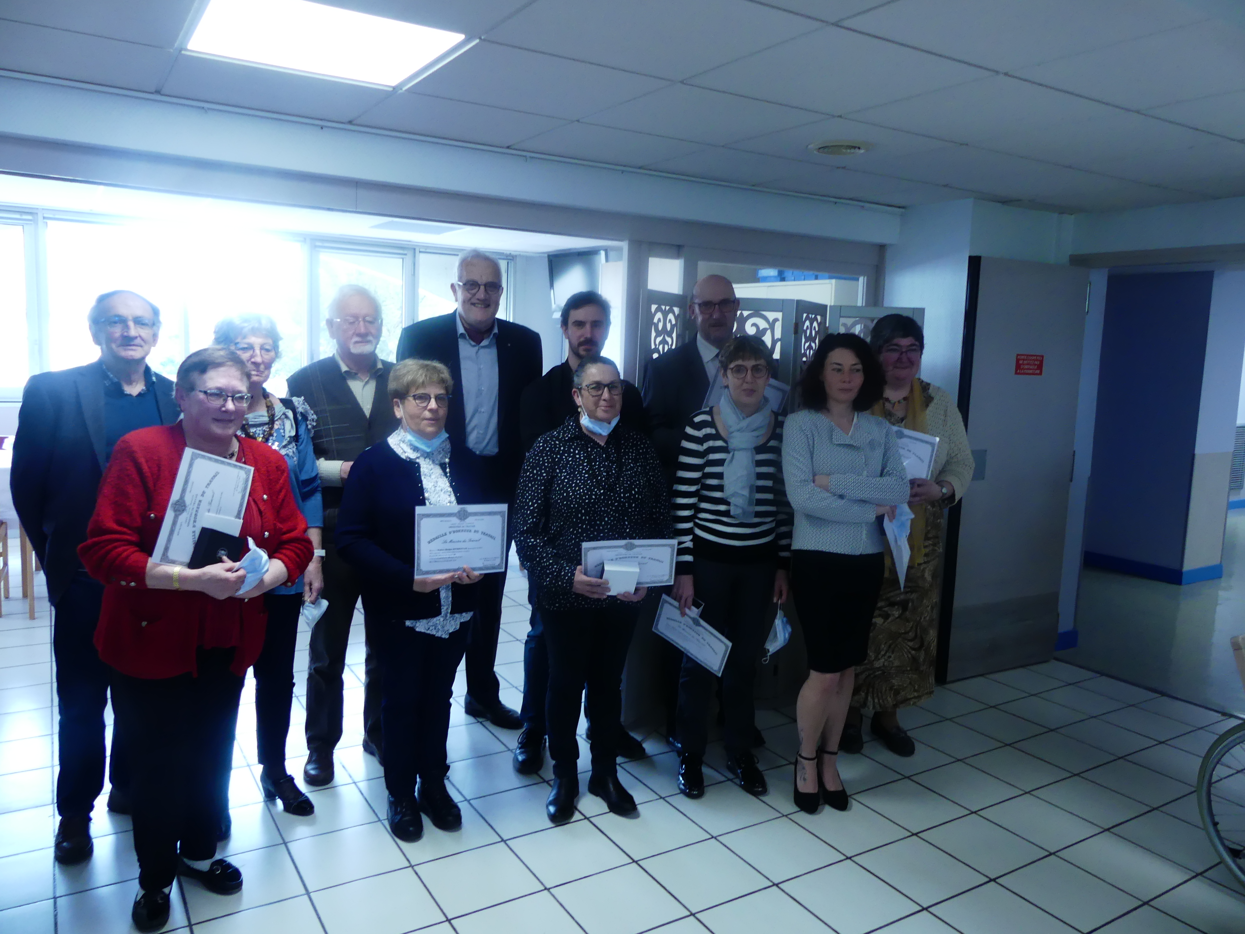 Remise des médailles du travail