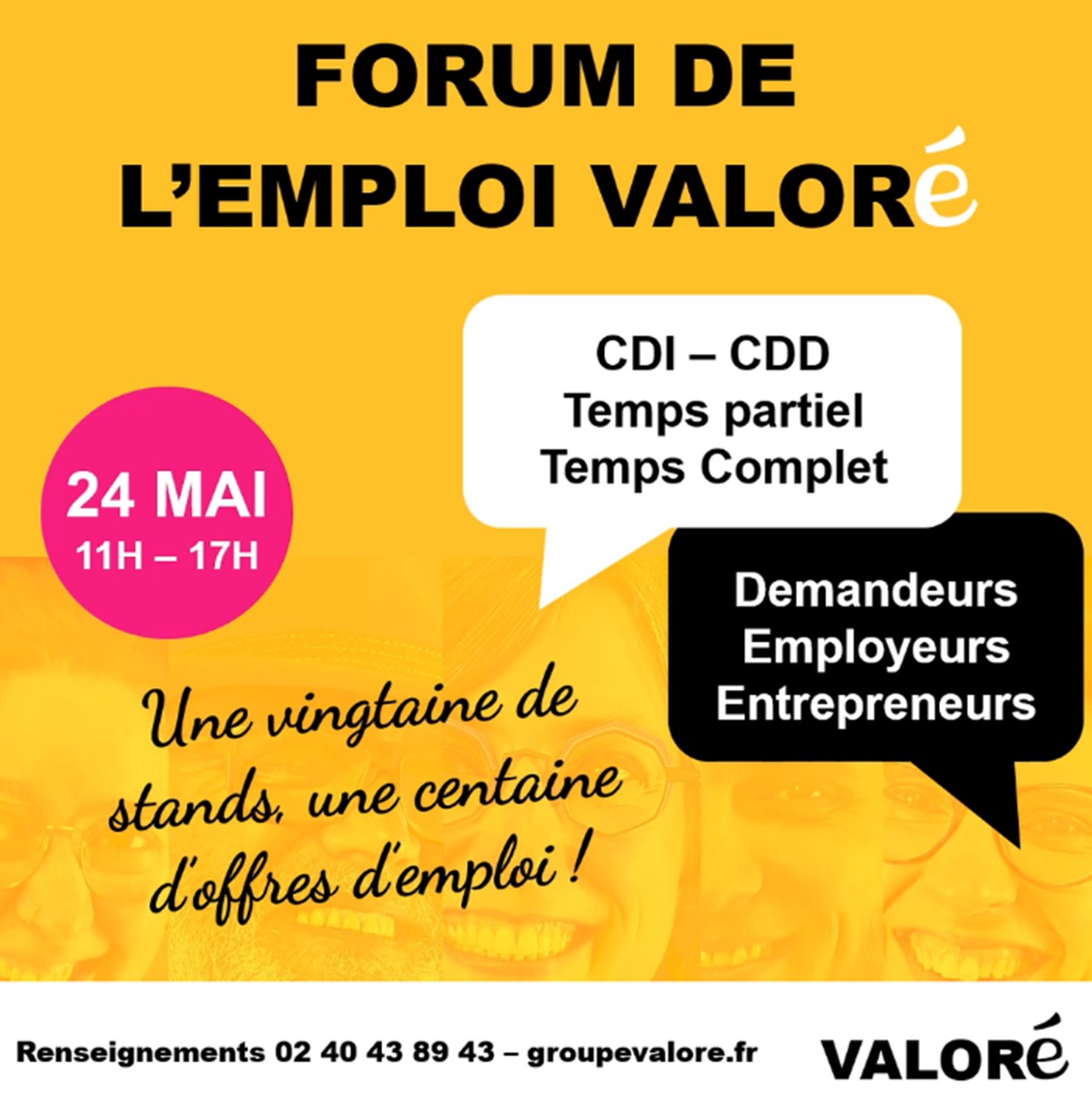 7ème Forum de l'Emploi le 24 mai 2023