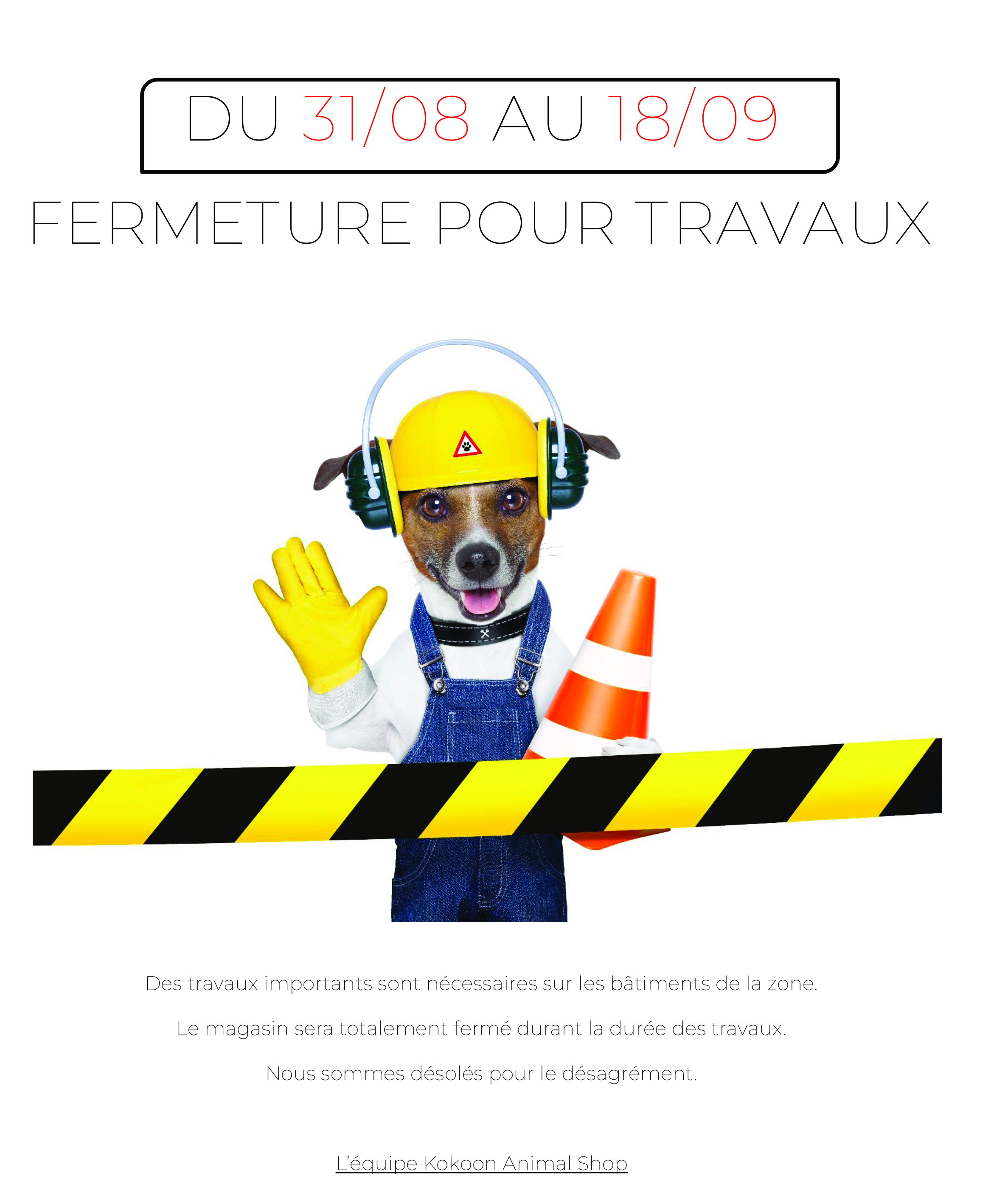 Eysines : fermeture pour travaux