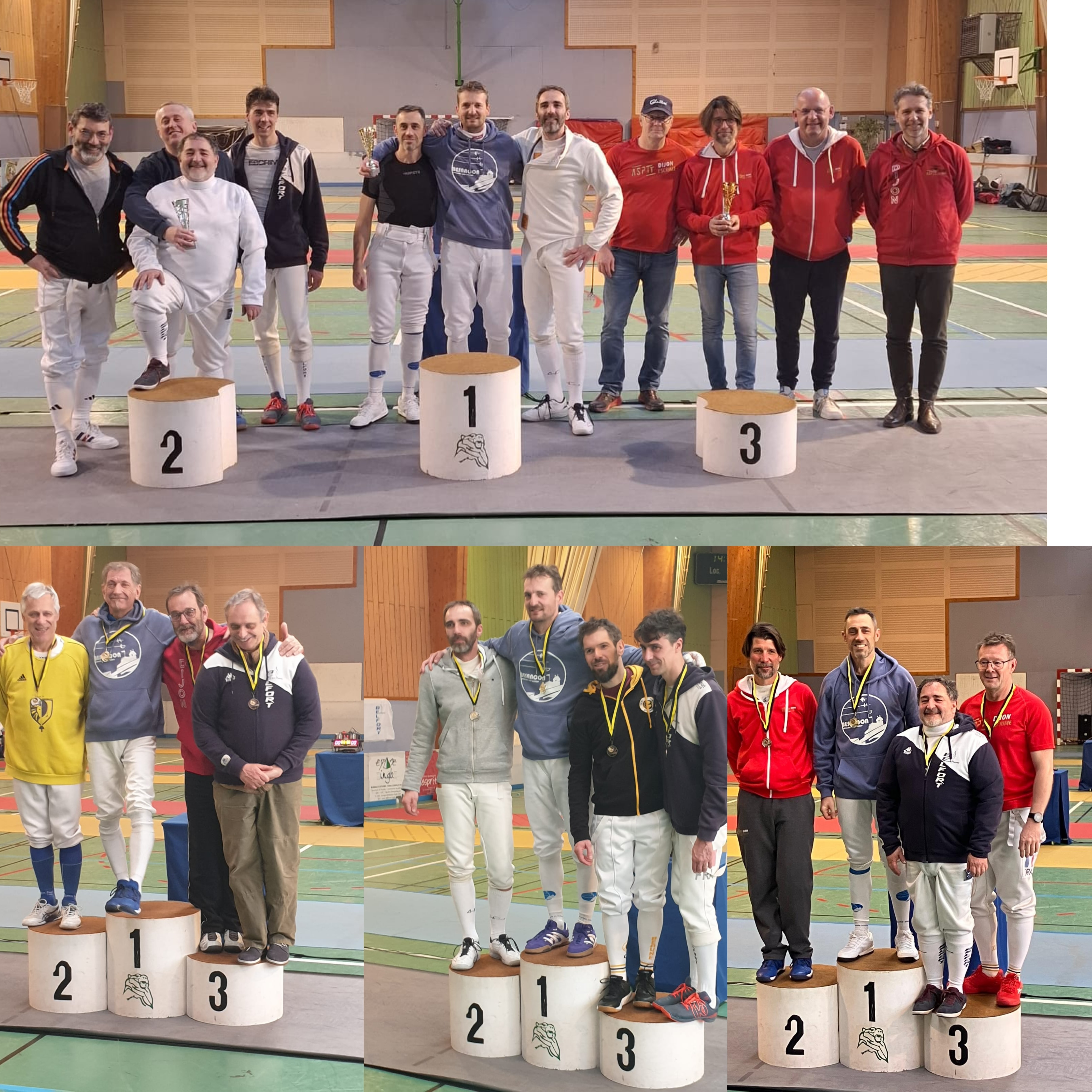 Une performance en OR pour nos épéistes aux championnats de BFC ! 