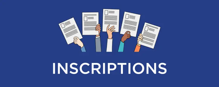 Ouverture des inscriptions 