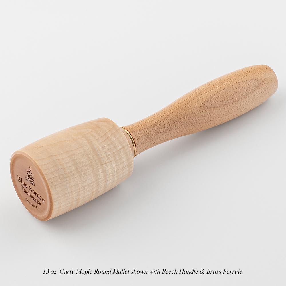 Blue spruce round mallet