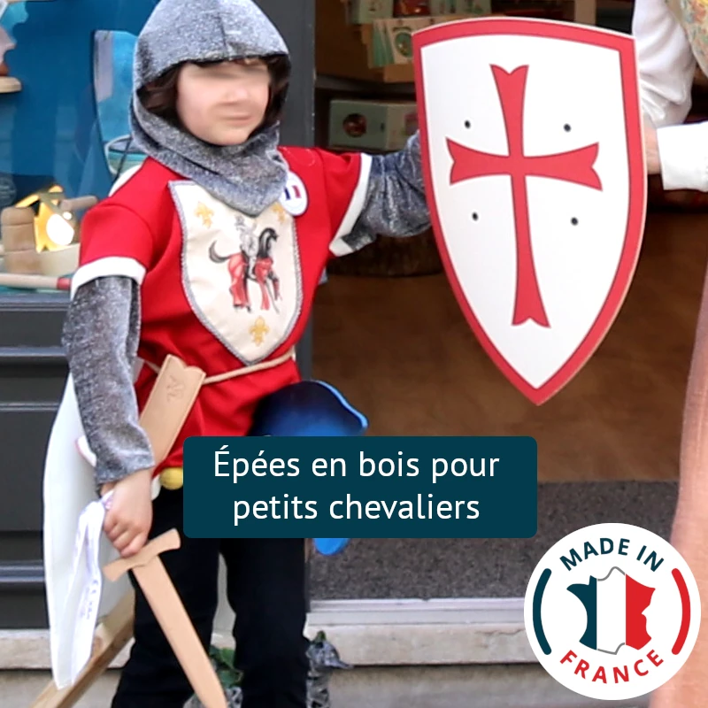 X-univers epees en bois pour petits chevaliers