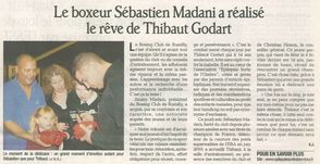 20110214 Article du Dauphinee Libere Rencontre Team MADANI