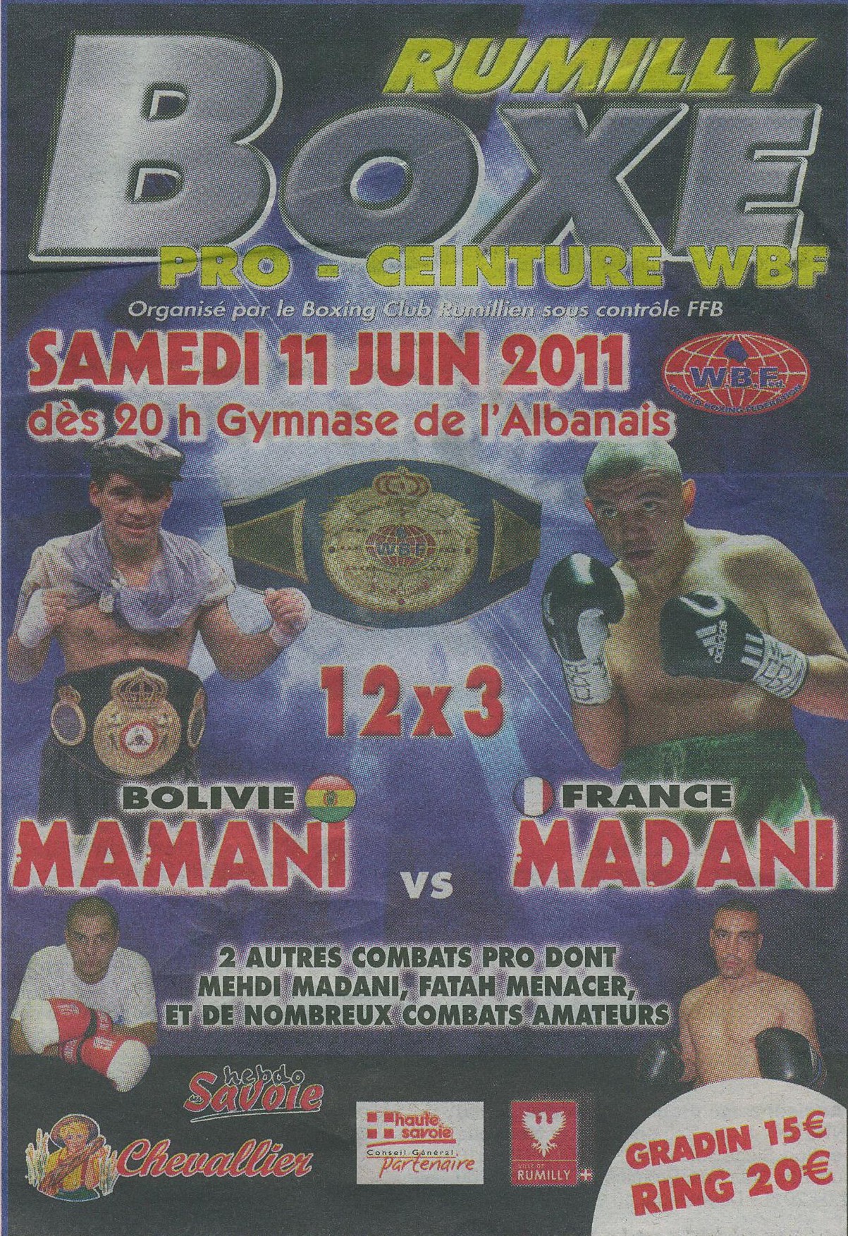 Boxe 11 juin 2011