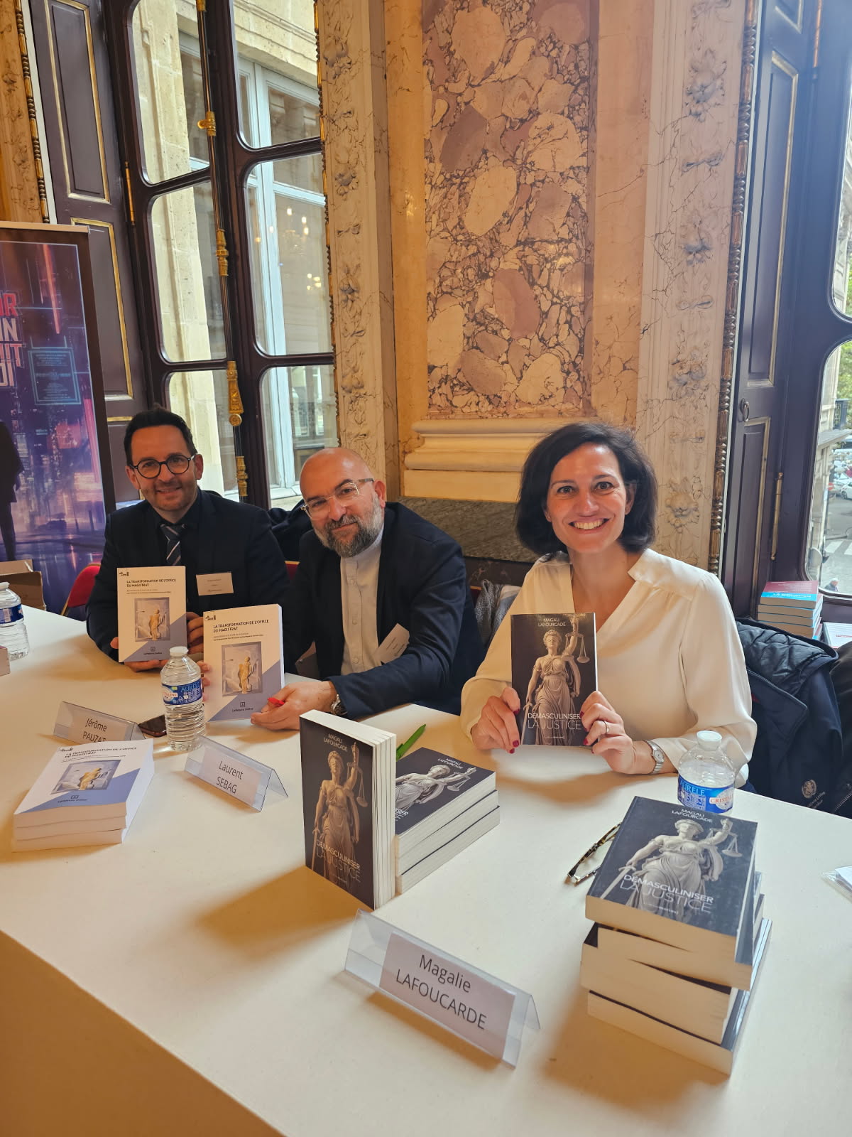 De dicace de la transformation de l office du magistrat avec magali lafourcade laurent sebag