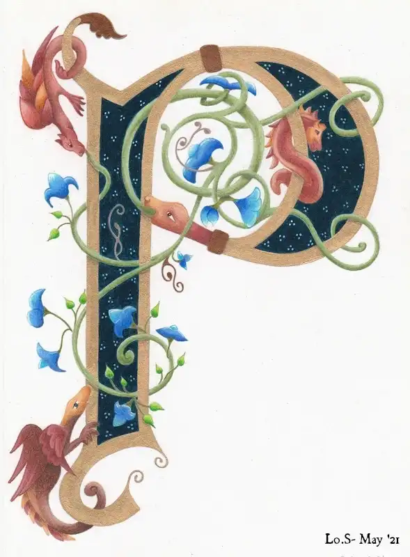 Lo s celtik lettre p