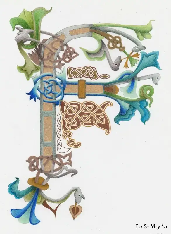 Lo s celtik lettre f