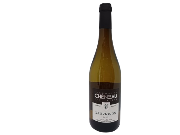 SAUVIGNON sec (2023) CHENEAU Maxime MOUZILLON  
Trés rond, très fruité à boire à l'apéritif , entrées fraîches et fromages
