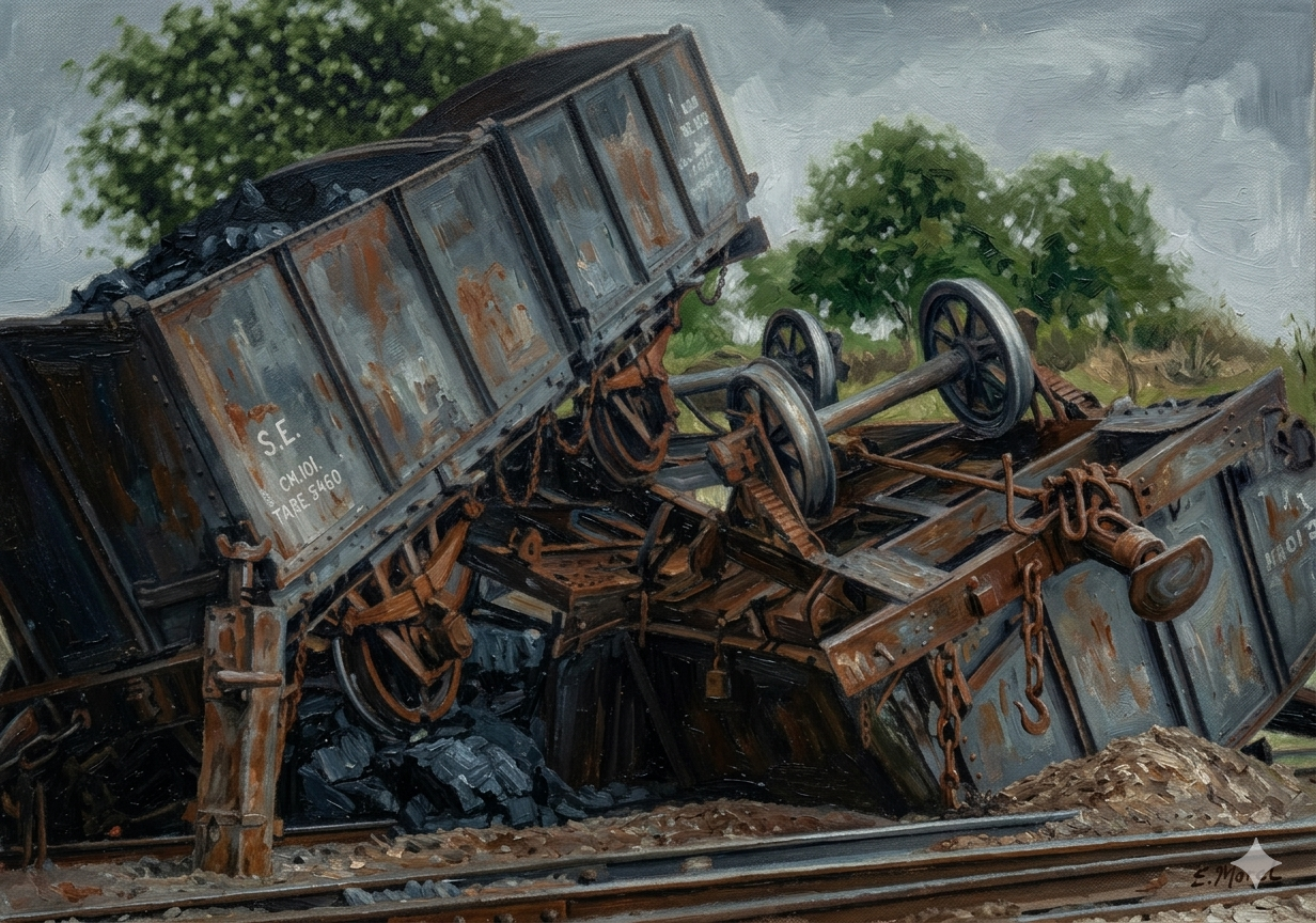 Accident de chamin de fer