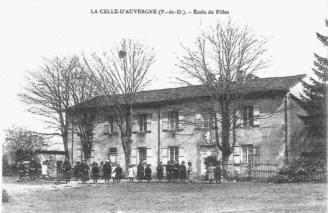 Carte postale ecole filles colonie 2
