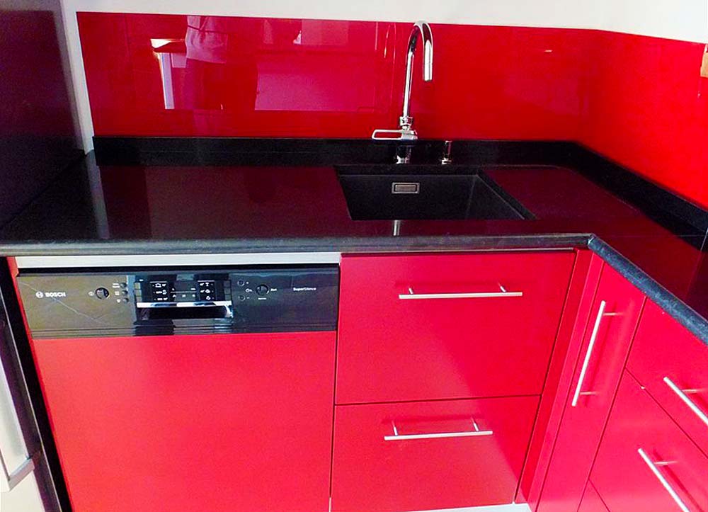 Granit zimbabwe evier noir