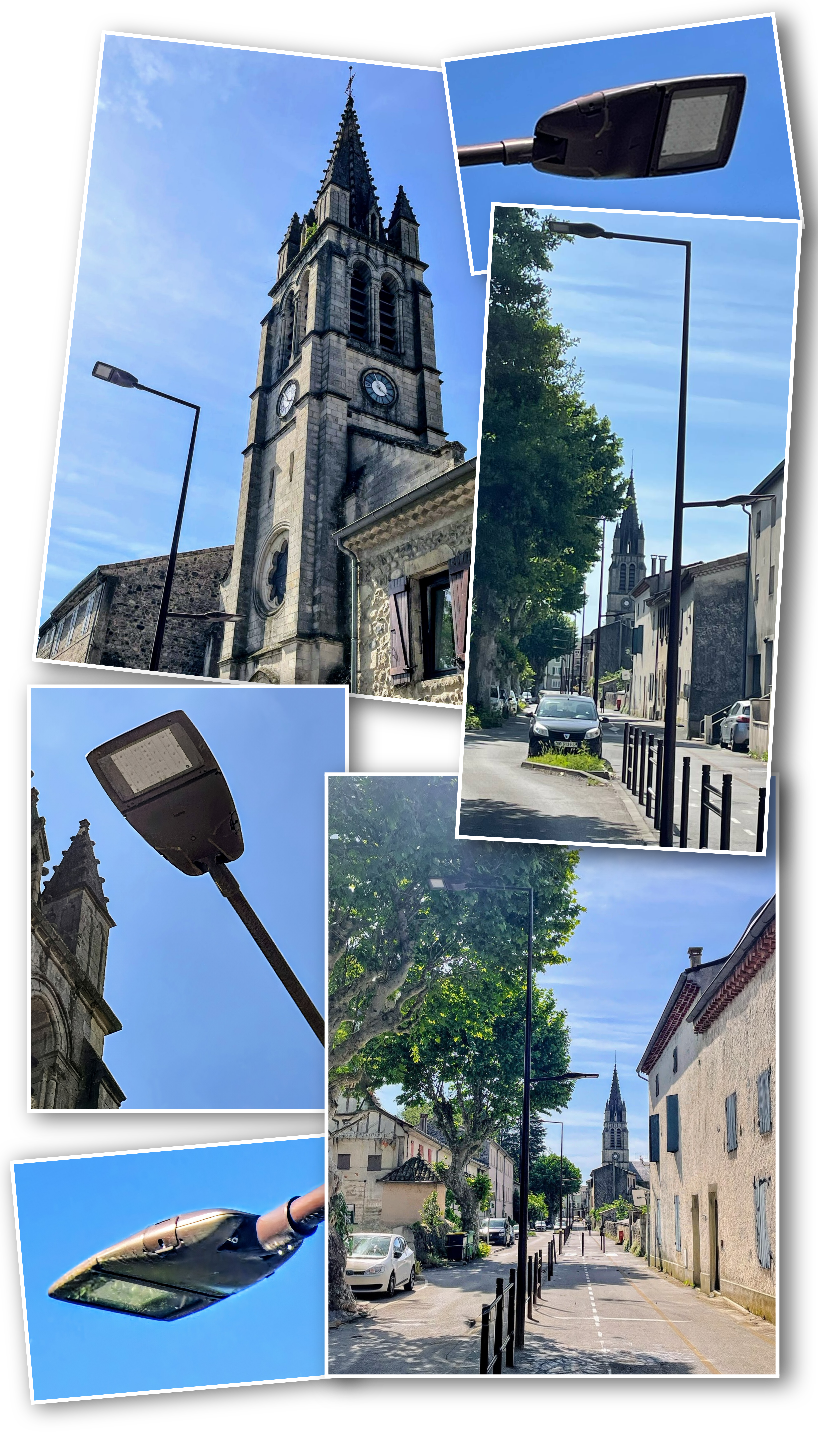 Rue de l'église à PONT-D'AUBENAS (07)