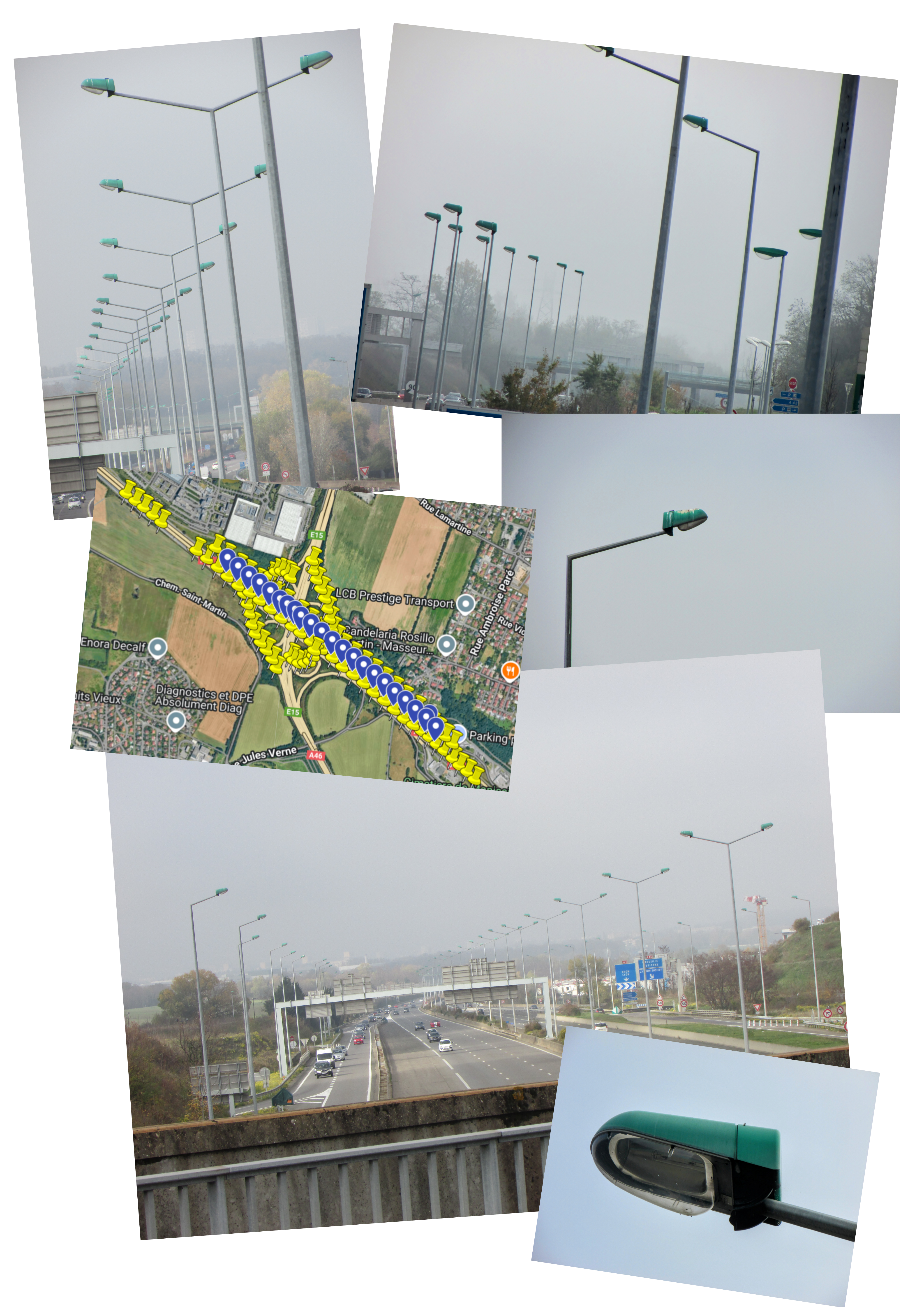 Bifurcation de Saint-Priest EST LYON - A43/A46/N346 