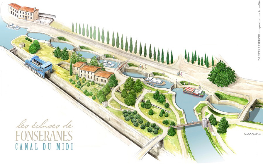 Les 9 eccluses de fonserane