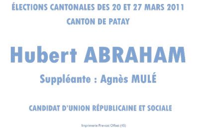 Bulletin de vote abraham