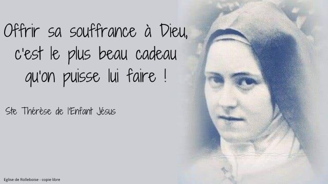 Offrir sa souffrance a dieu
