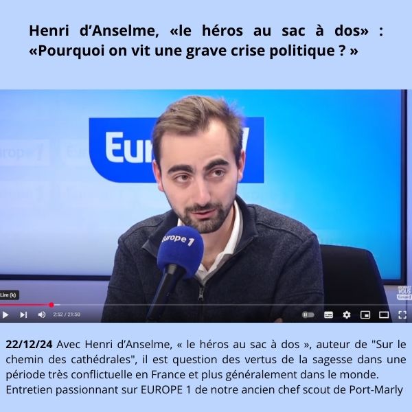 Henri d’Anselme, «le héros au sac à dos» : «Pourquoi on vit une grave crise politique ? »