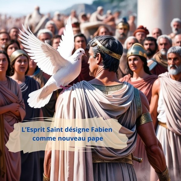  L’Esprit Saint désigne Fabien comme nouveau pape