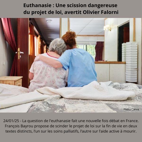 Euthanasie : Une scission dangereuse du projet de loi, avertit Olivier Falorni