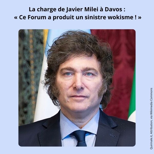 Discours virulent et provocateur du président argentin à Davos