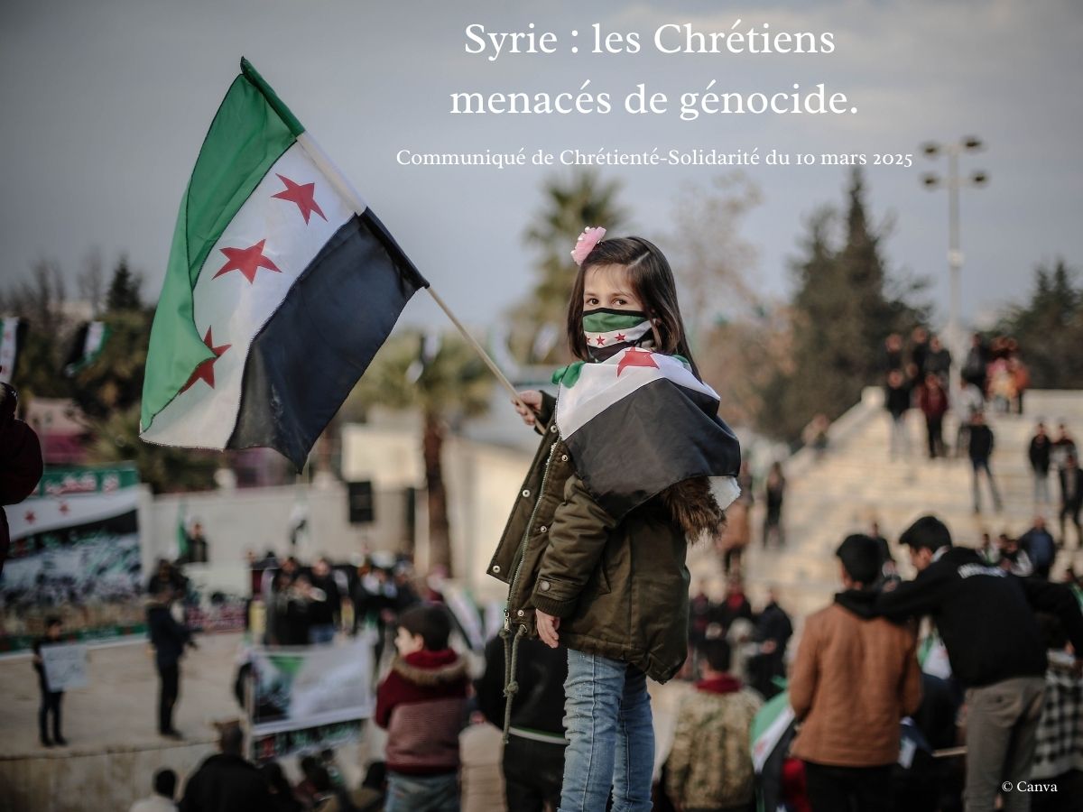 Syrie  les Chrétiens menacés de génocide.