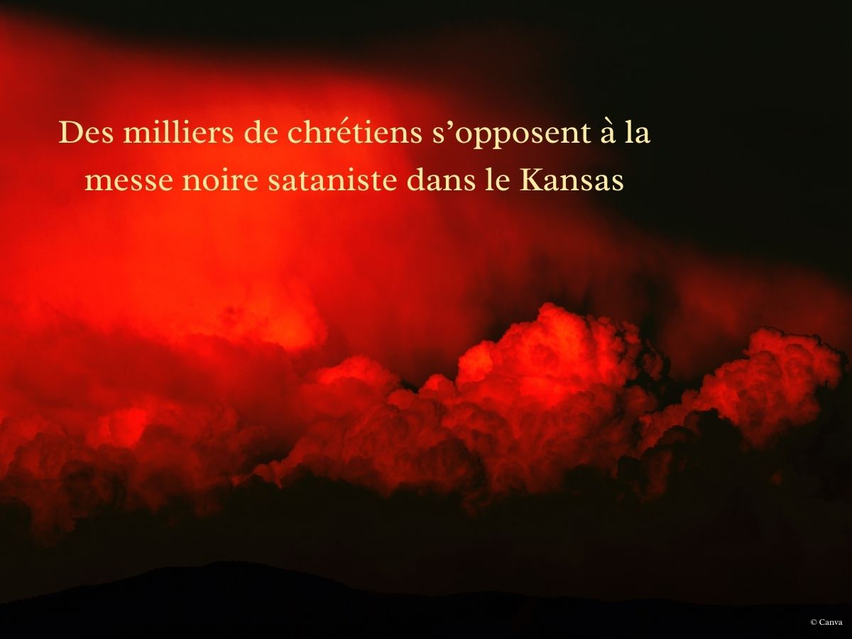 Des milliers de chrétiens s’opposent à la messe noire sataniste dans le Kansas
