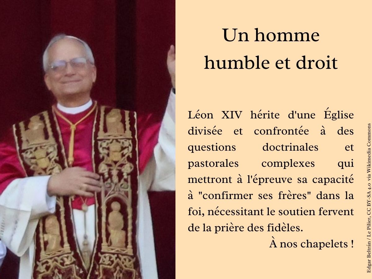 Observations sur le Nouveau Pape Léon XIV