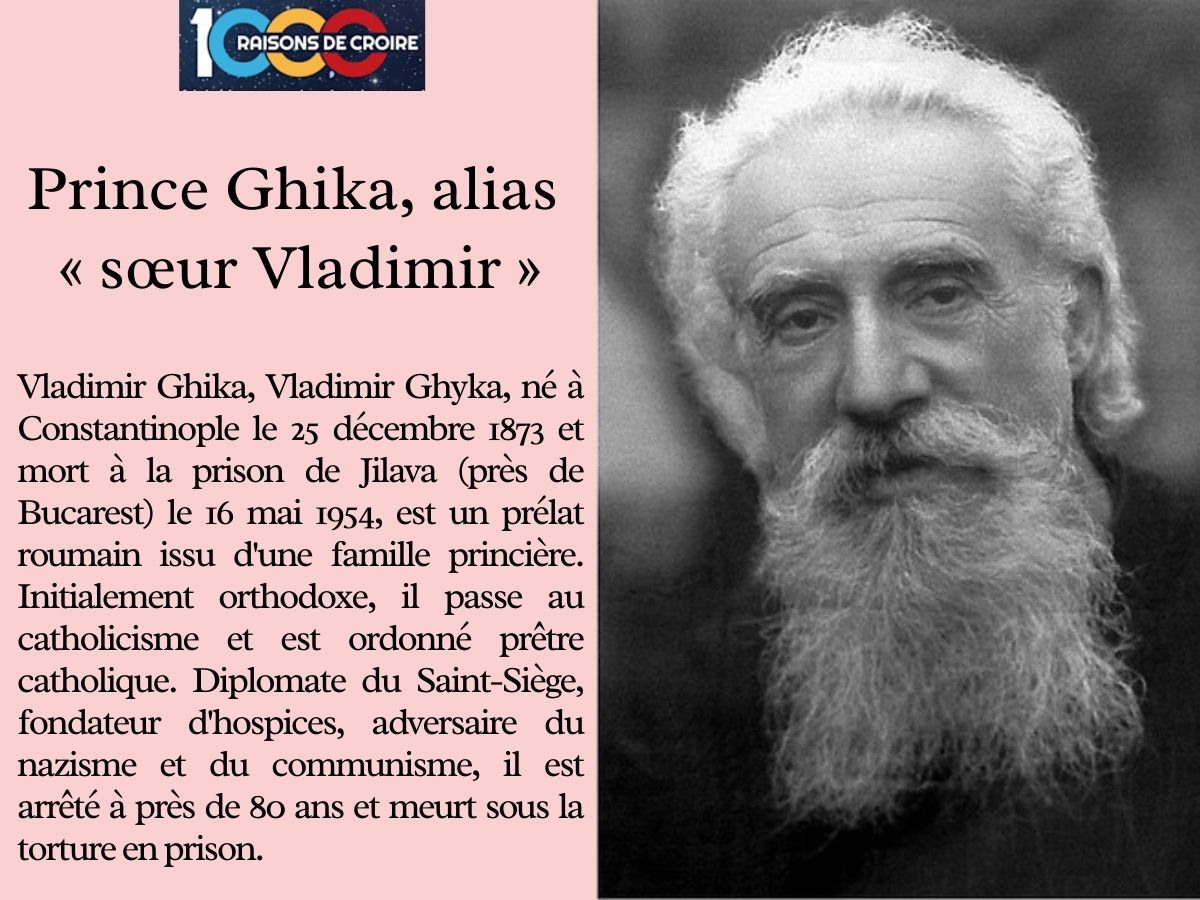  Prince Ghika, alias « sœur Vladimir »