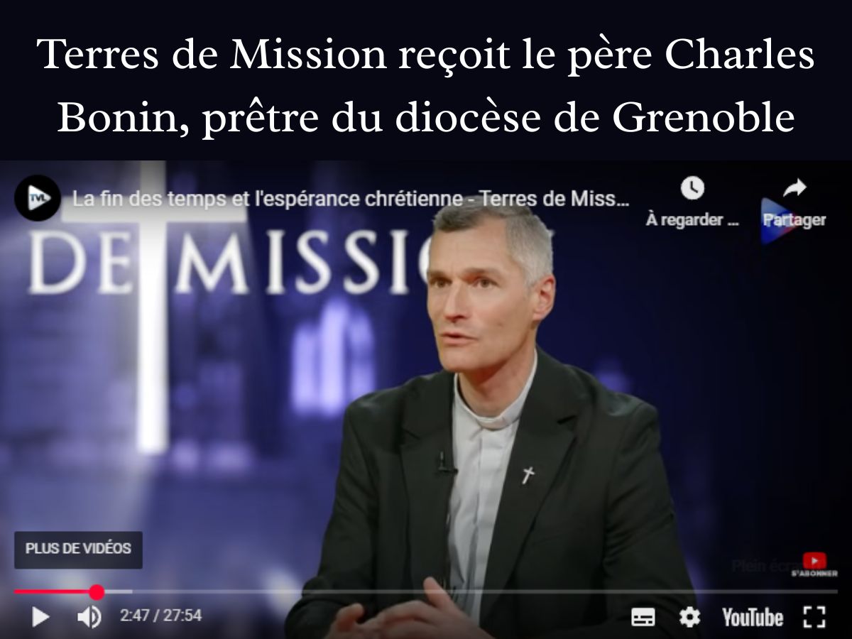 Terres de Mission reçoit le père Charles Bonin, prêtre du diocèse de Grenoble