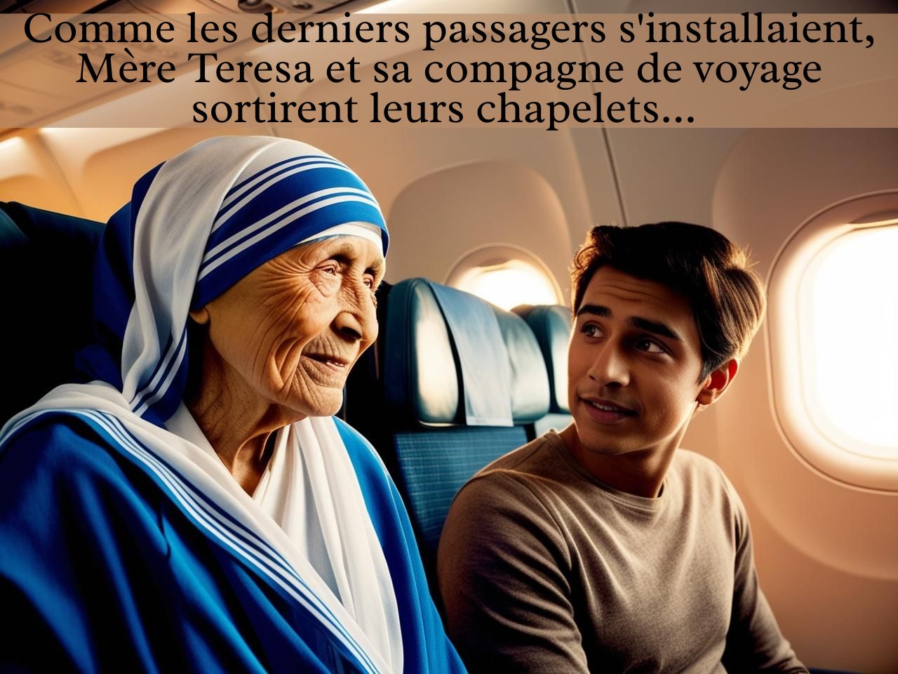 Rencontre inattendue dans l'avion