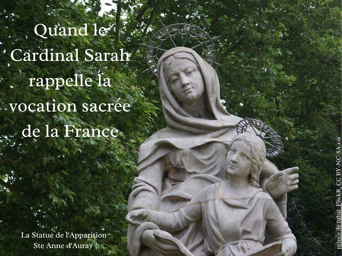Quand le Cardinal Sarah rappelle la vocation sacrée de la France