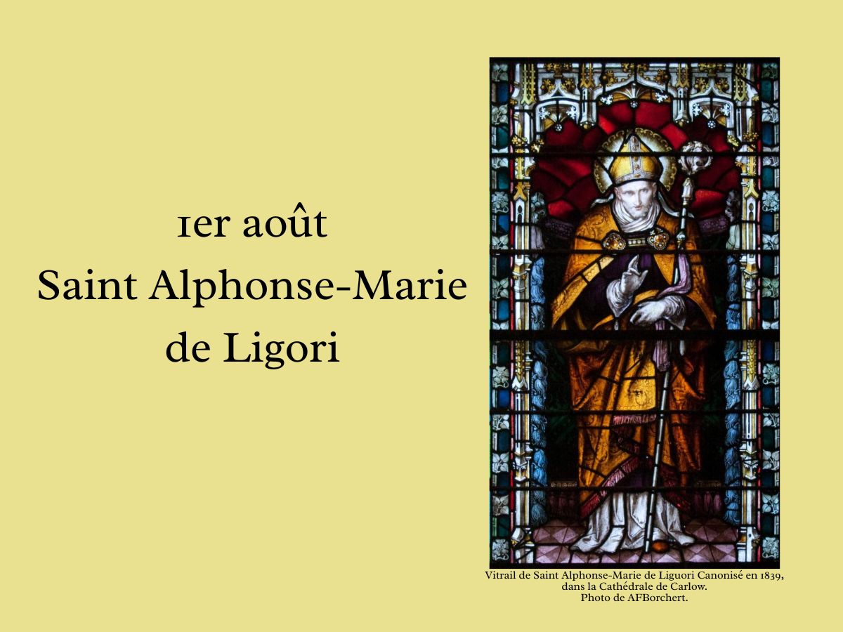 1er août - Saint Alphonse-Marie de Ligori
