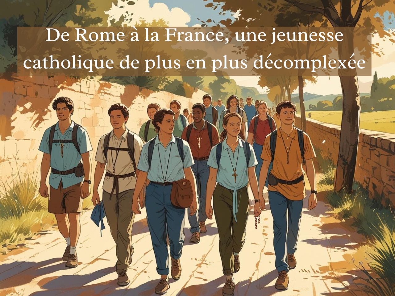 De Rome à la France, une jeunesse catholique de plus en plus décomplexée