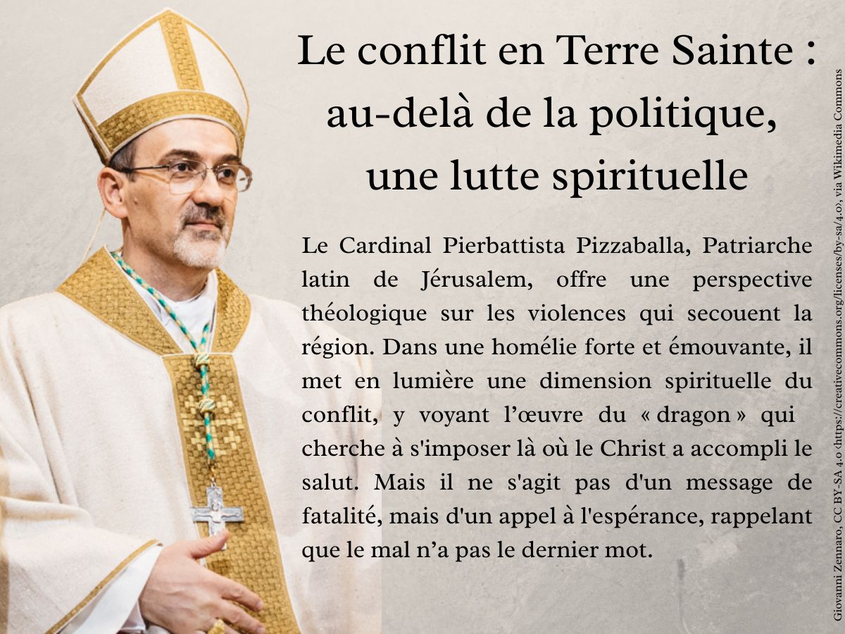Le conflit en Terre Sainte : au-delà de la politique, une lutte spirituelle