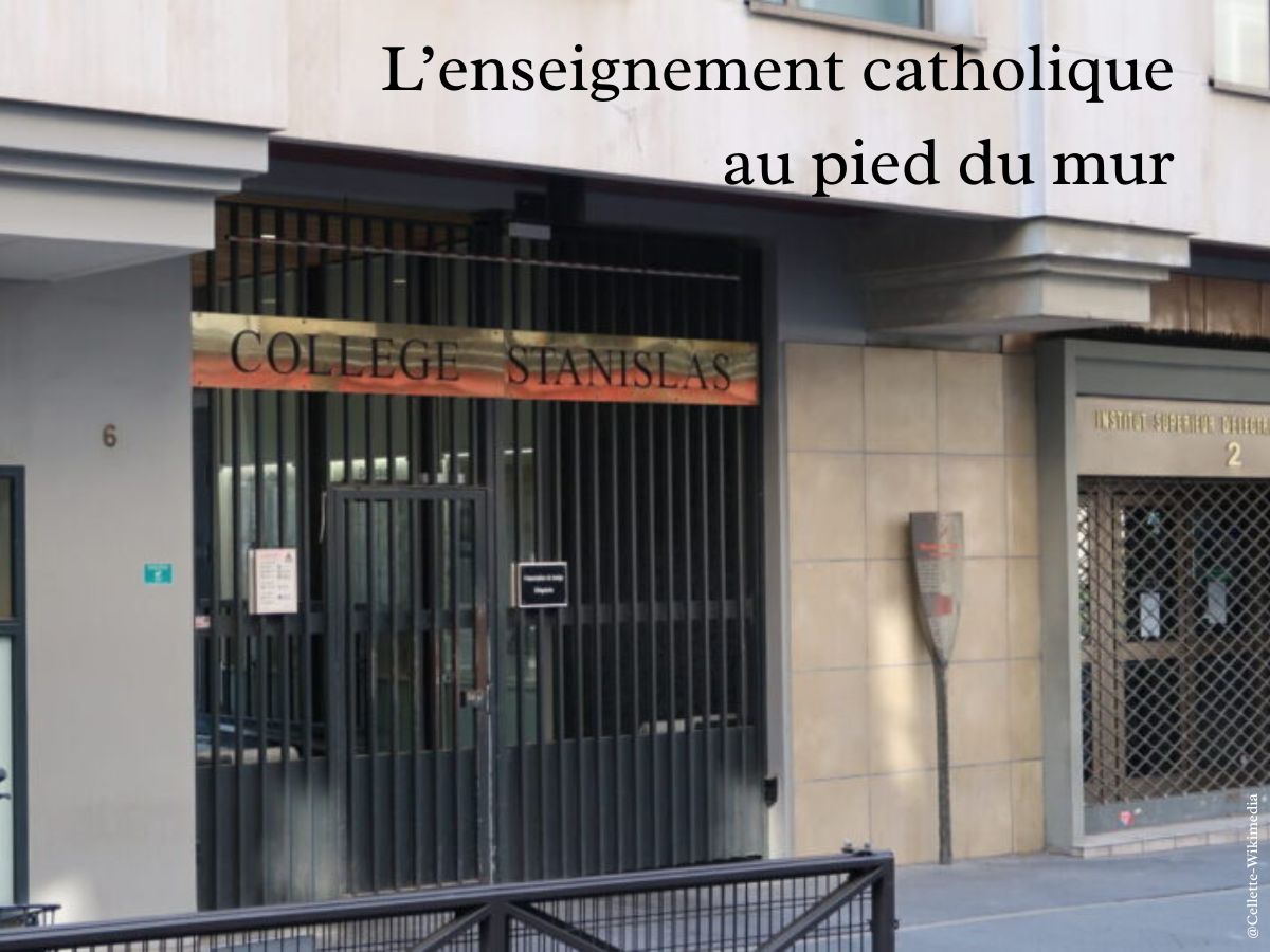 Derrière le collège Stanislas, l’enseignement catholique au pied du mur