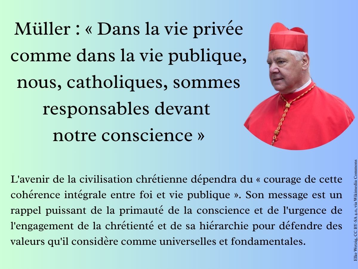 Un appel à la cohérence intégrale : le Cardinal Müller dénonce les « idéologies meurtrières »