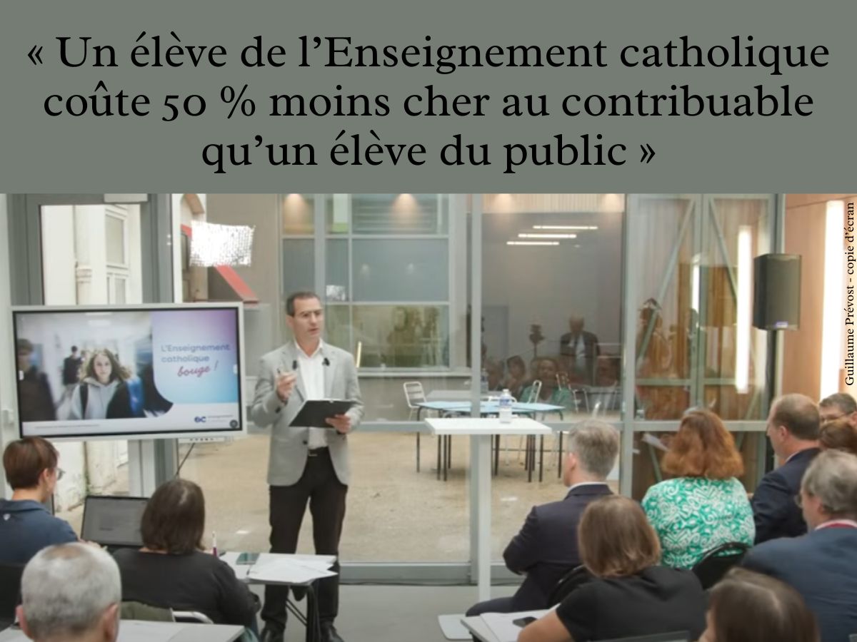 L'École Catholique en France, moins Chère, plus attractive, moins neutre