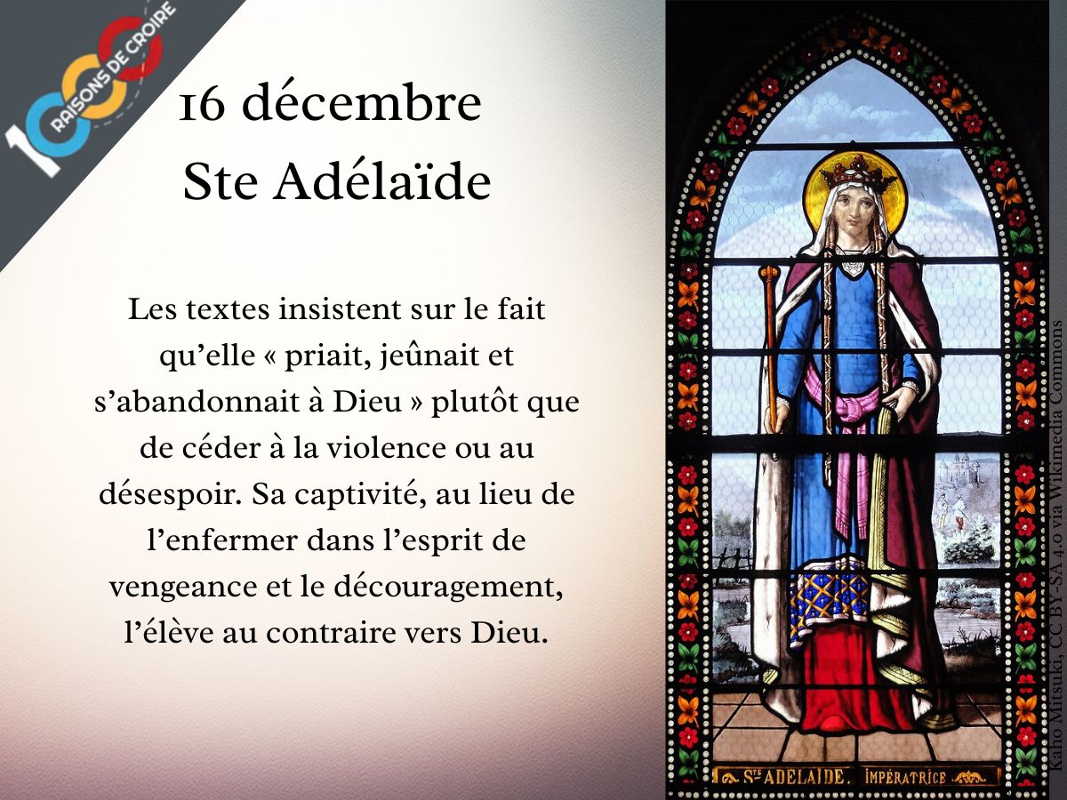 La reine Adélaïde renonce à la vengeance