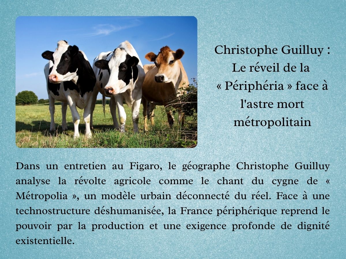 Christophe Guilluy : Le réveil de la « Périphéria » face à l'astre mort métropolitain