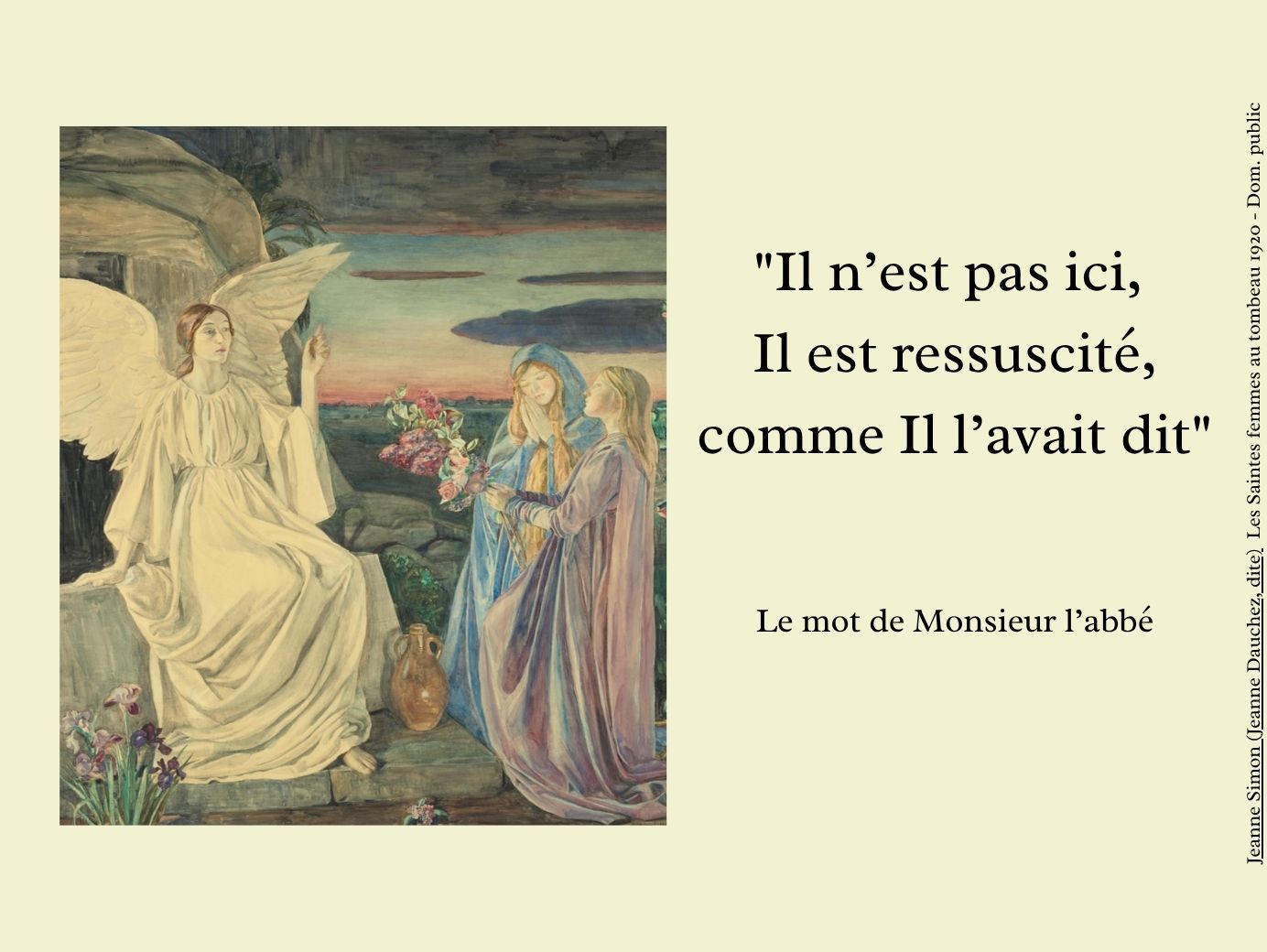 Jeanne-Simon-Jeanne-Dauchez-dite-Les-Saintes-femmes-au-tombeau-1920-Dom-public