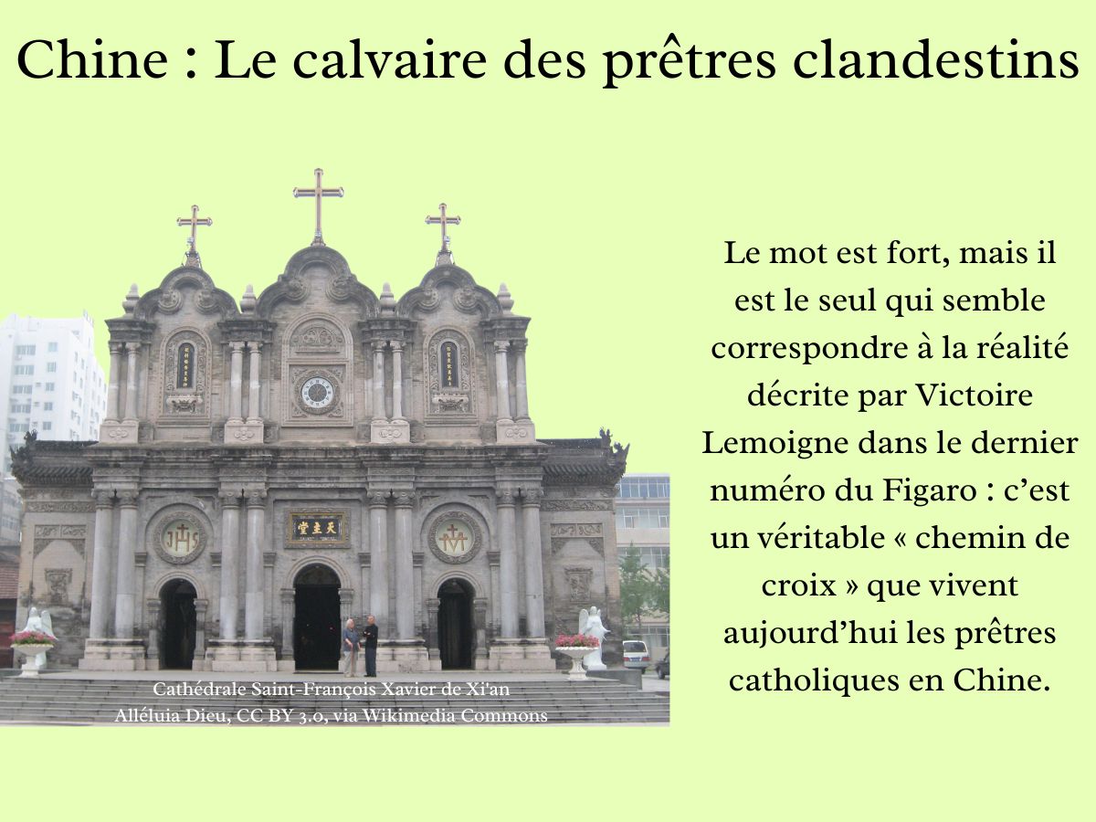 Chine : Le calvaire des prêtres clandestins – Une lecture du dossier du Figaro