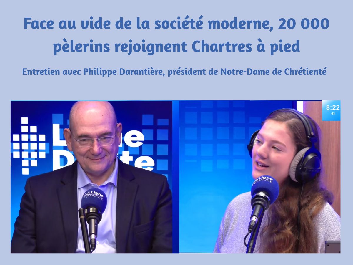 Face au vide de la société moderne, 20 000 pèlerins rejoignent Chartres à pied