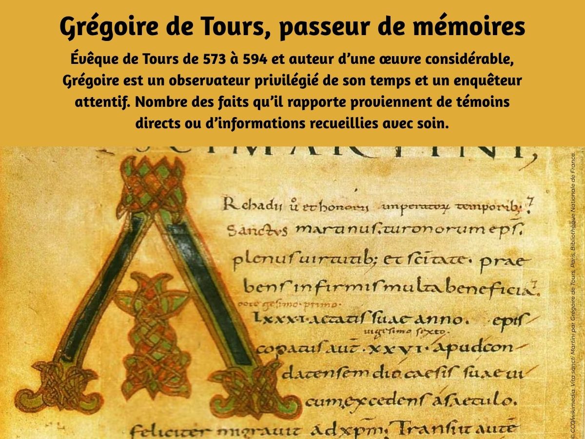 Grégoire de Tours, passeur de mémoires