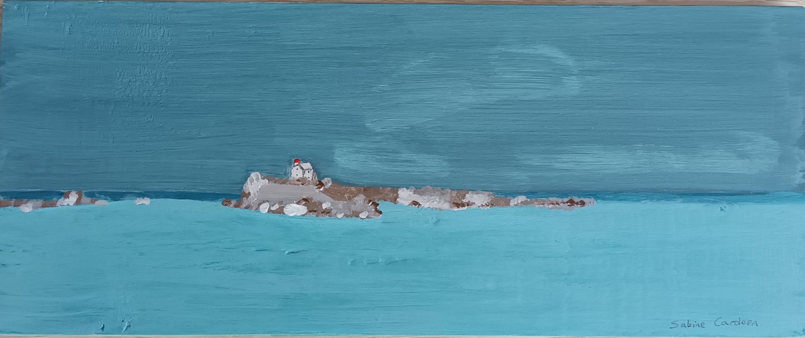 Ile-Harbour-Bretagne-acrylique-sur-bois-Sabine-Cardoen