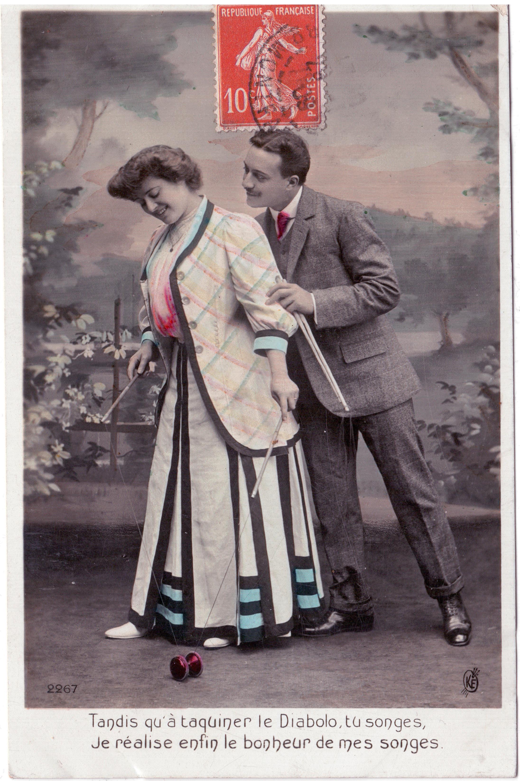 Carte postale ancienne diabolo