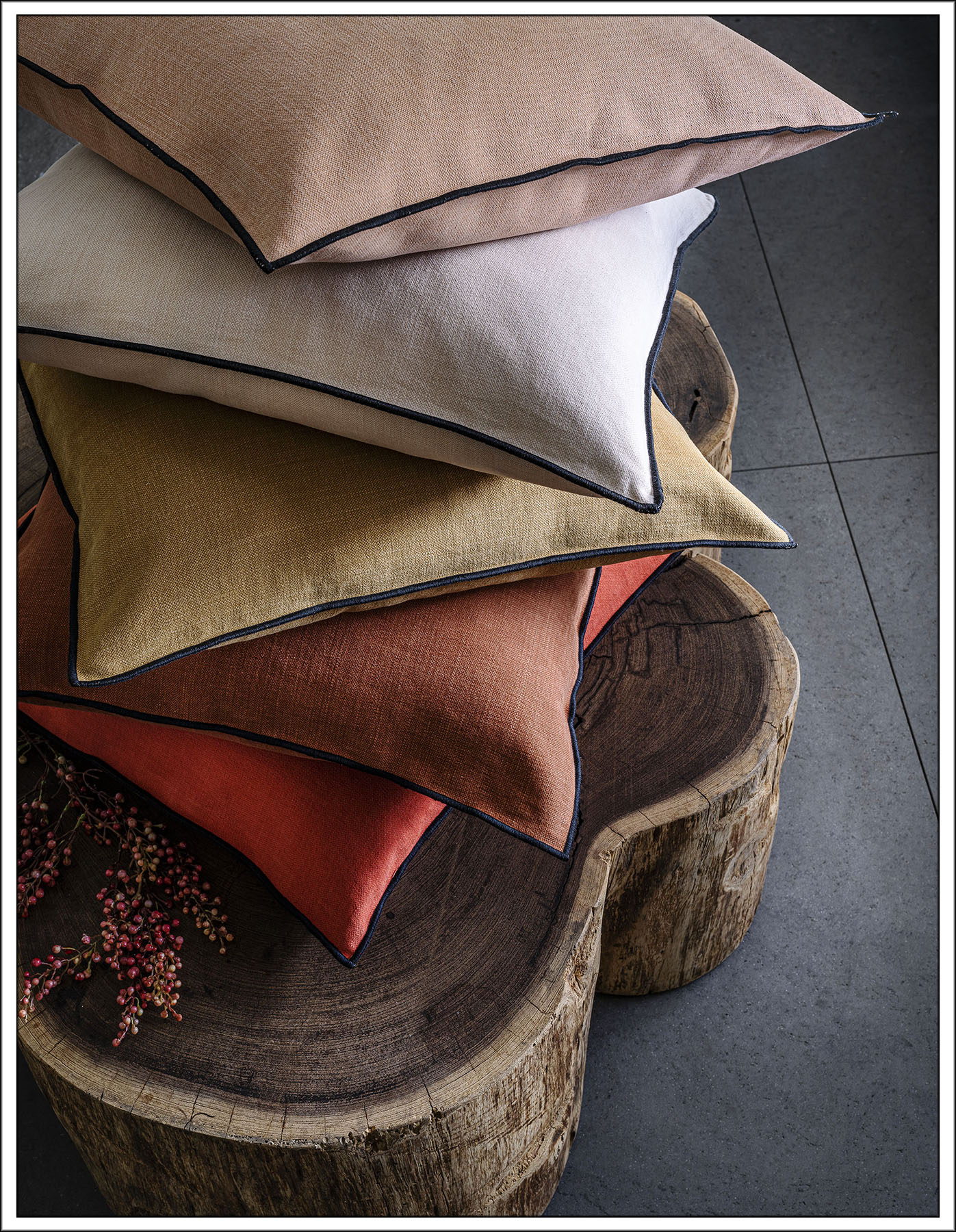 Casamance unis coussins colorama