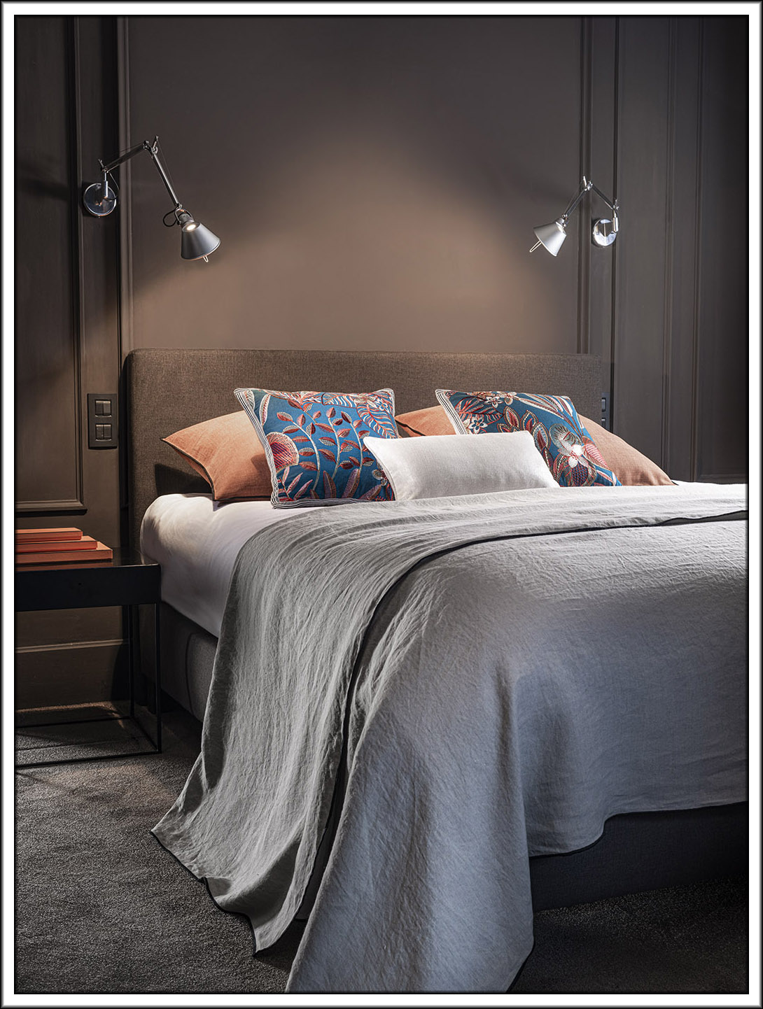 Produits finis chambre coussins brode s