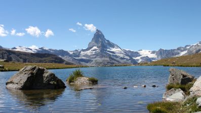 Lac Stellisee et Matterhorn / Photos de Suisse